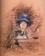 Edouard Vuillard Tea of a model oil painting artist
